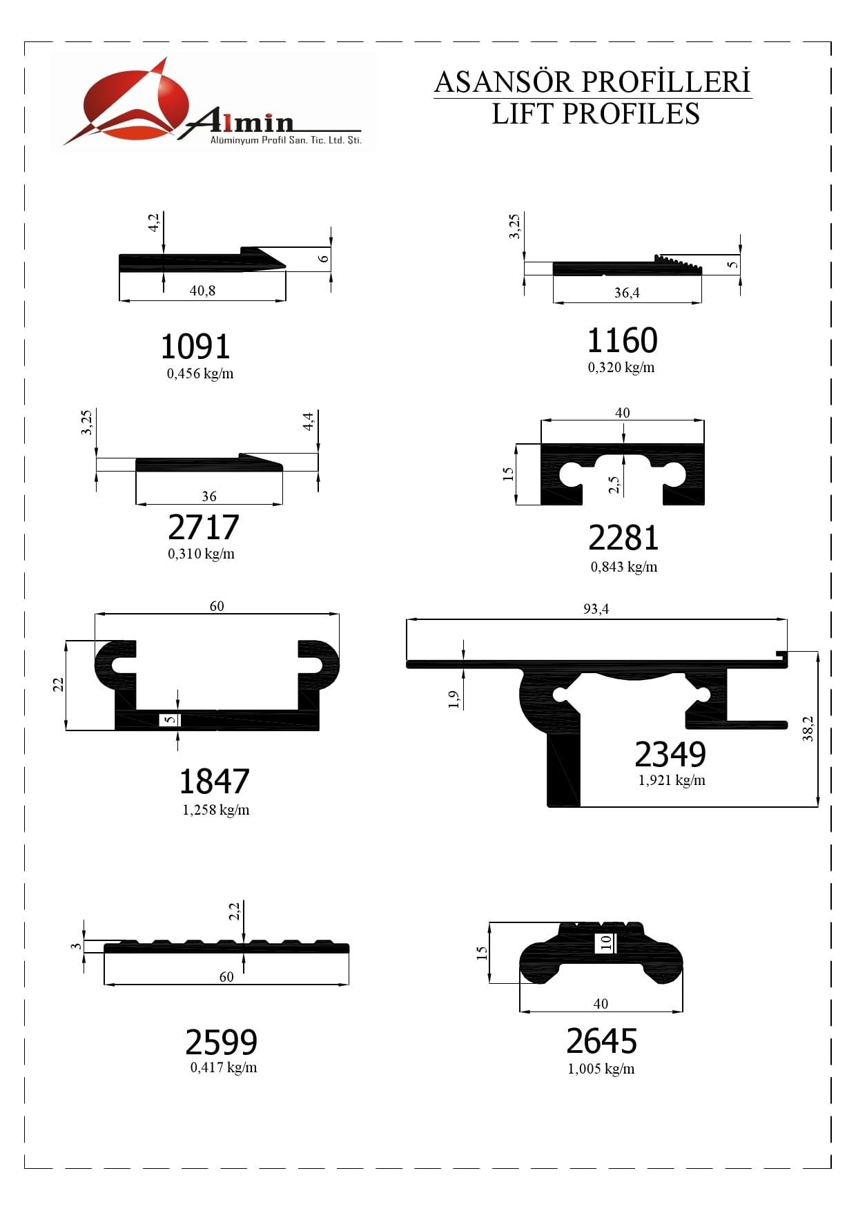 Asansör Profili