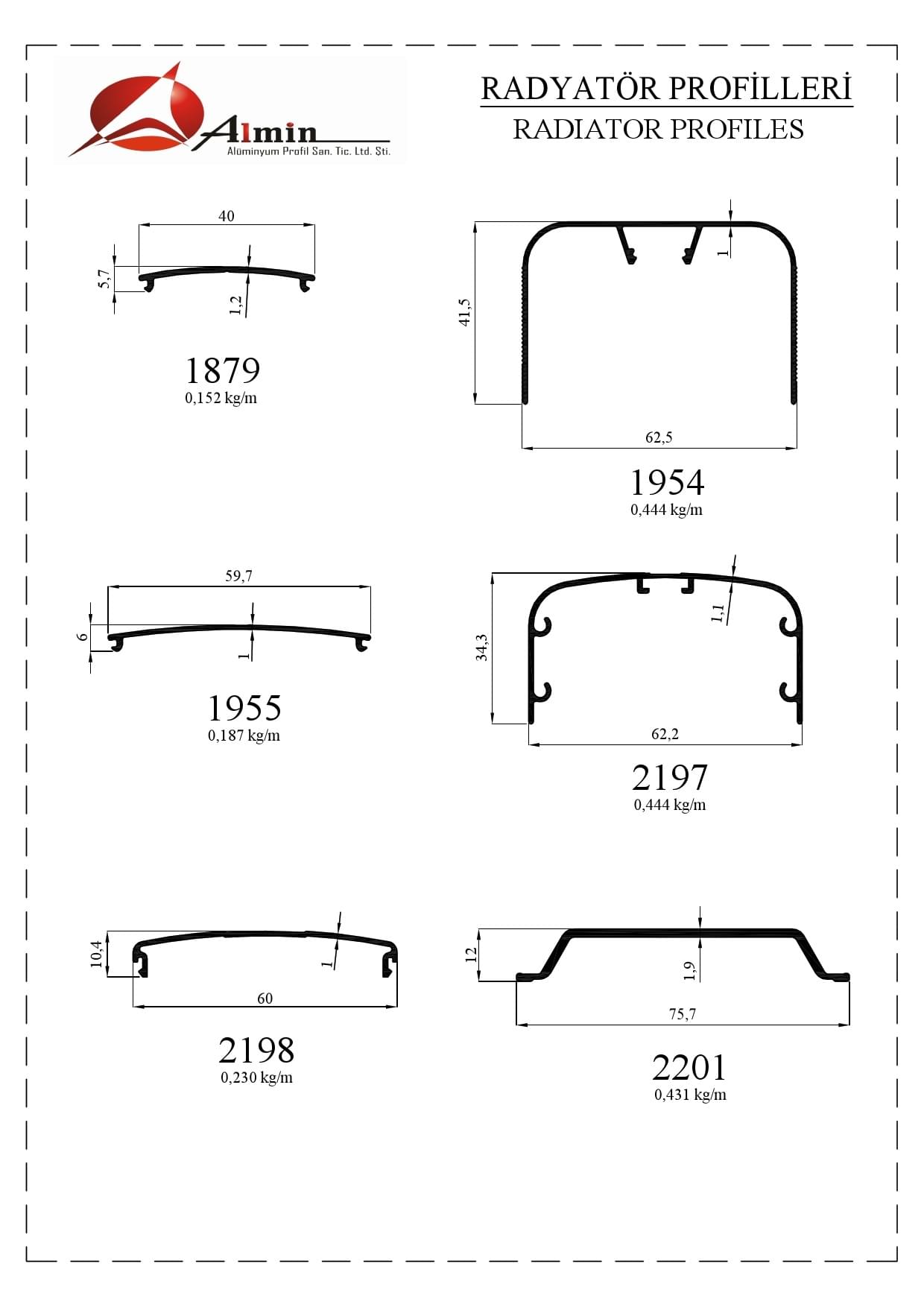 Radyatör Profili